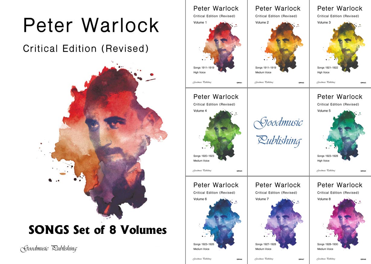 Peter Warlock Critical Edition (Revised) - Eight Volume Set